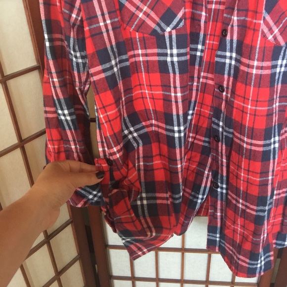 Ochenta Plaid Flannel Buttondown - Picture 3 of 4